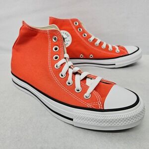Converse Chuck Taylor All Star Hi Top Shoe A10533F Vermillion Red Women Size 8.5